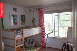 habitacion de niños antes y despues